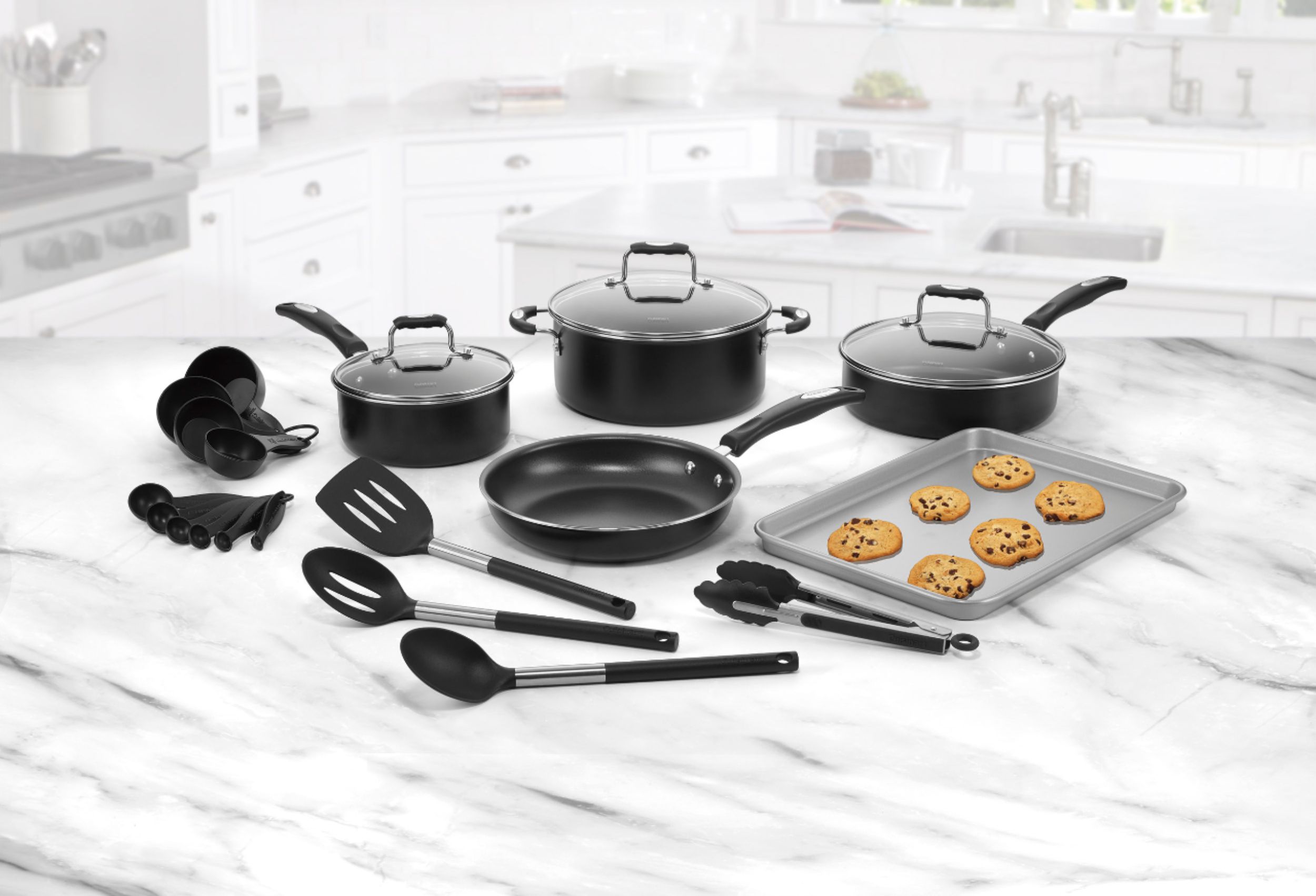 Best Buy: Cuisinart Kitchen Pro 10-Piece Nonstick Cookware Set 56-10BK