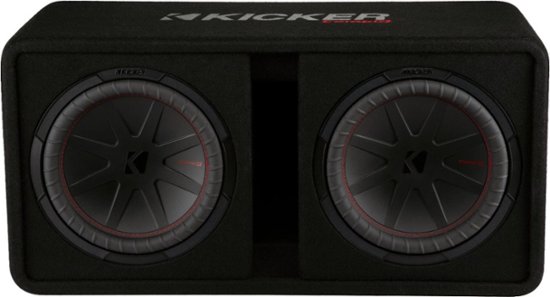 debat Rendition Avl KICKER CompR Dual 12" Dual-Voice-Coil 2-Ohm Subwoofers with Enclosure Black  48DCWR122 - Best Buy