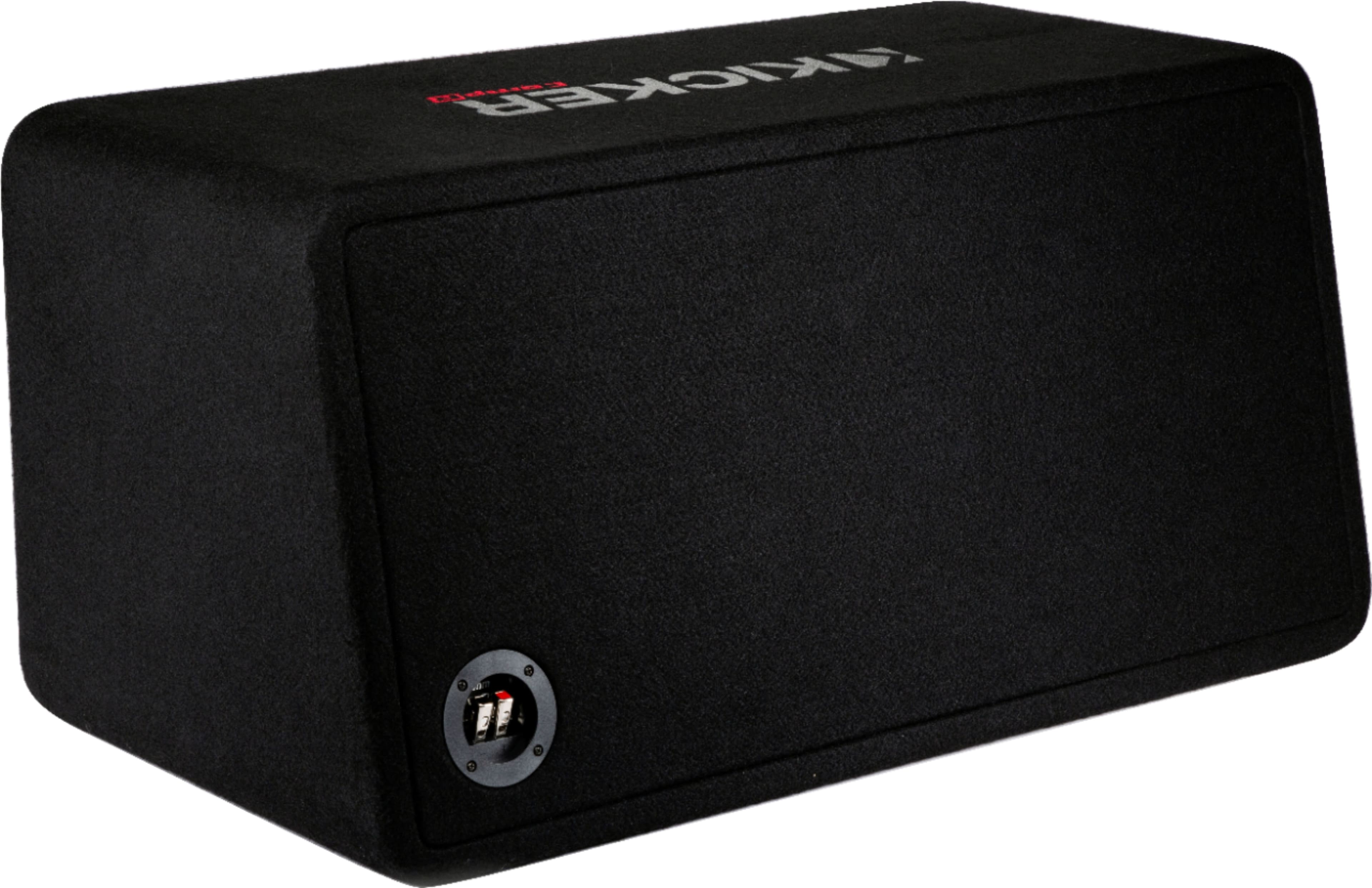 Alt View 12. KICKER - CompR Dual 12" Dual-Voice-Coil 2-Ohm Subwoofers with Enclosure - Black.