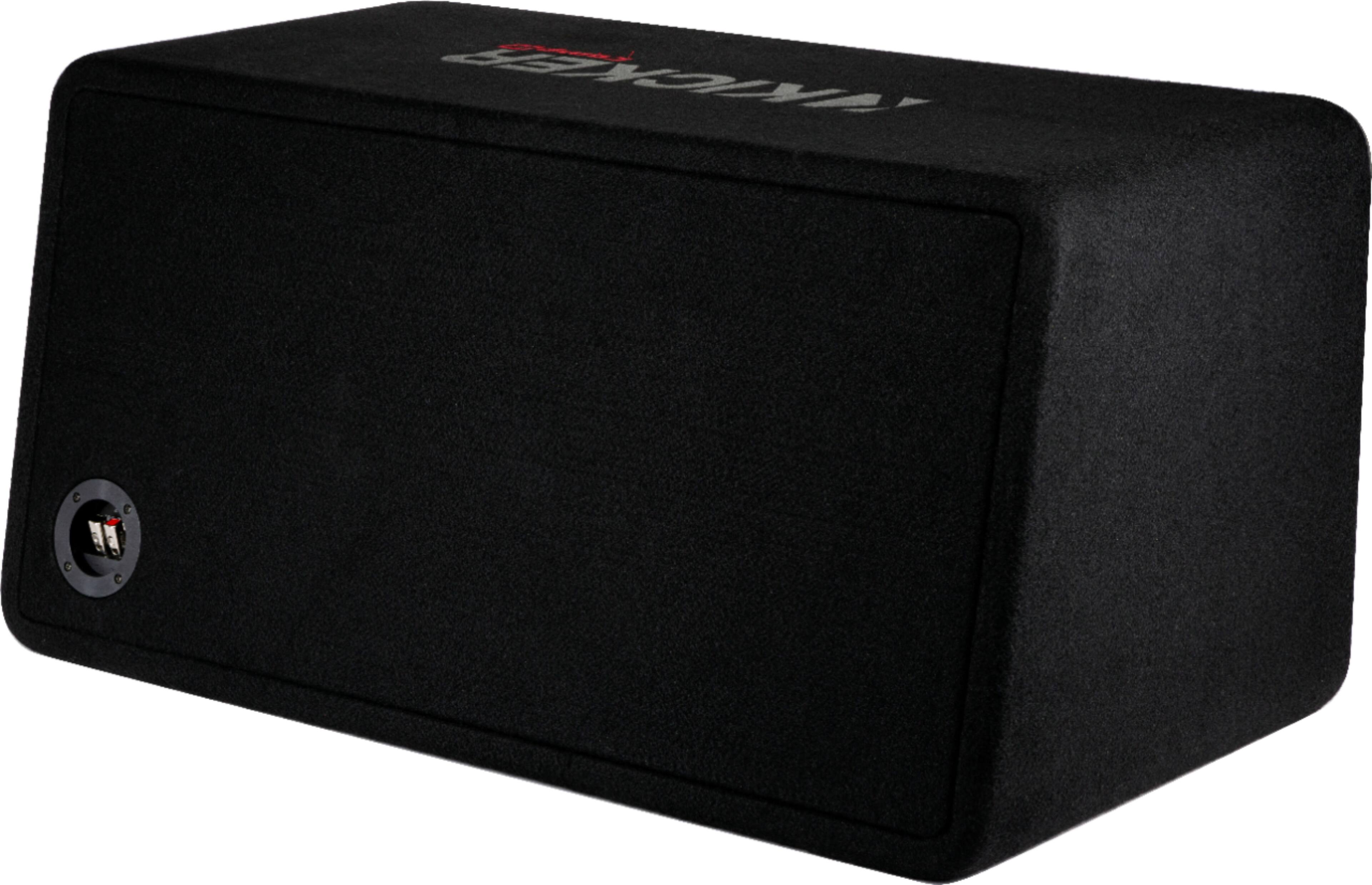 Alt View 13. KICKER - CompR Dual 12" Dual-Voice-Coil 2-Ohm Subwoofers with Enclosure - Black.