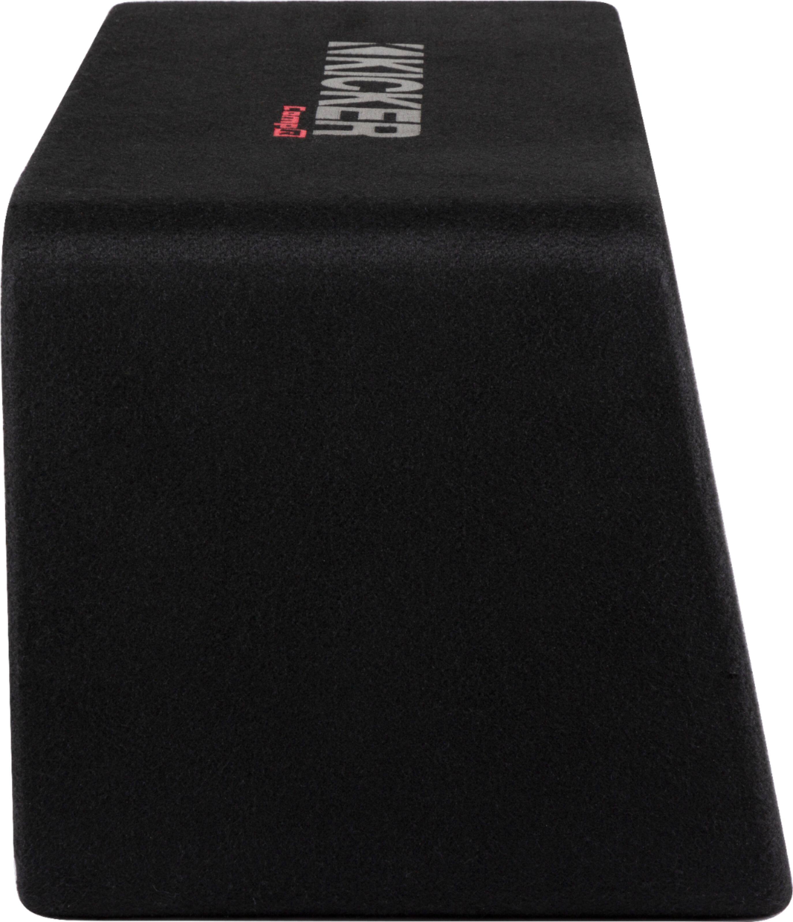 Alt View 14. KICKER - CompR Dual 12" Dual-Voice-Coil 2-Ohm Subwoofers with Enclosure - Black.