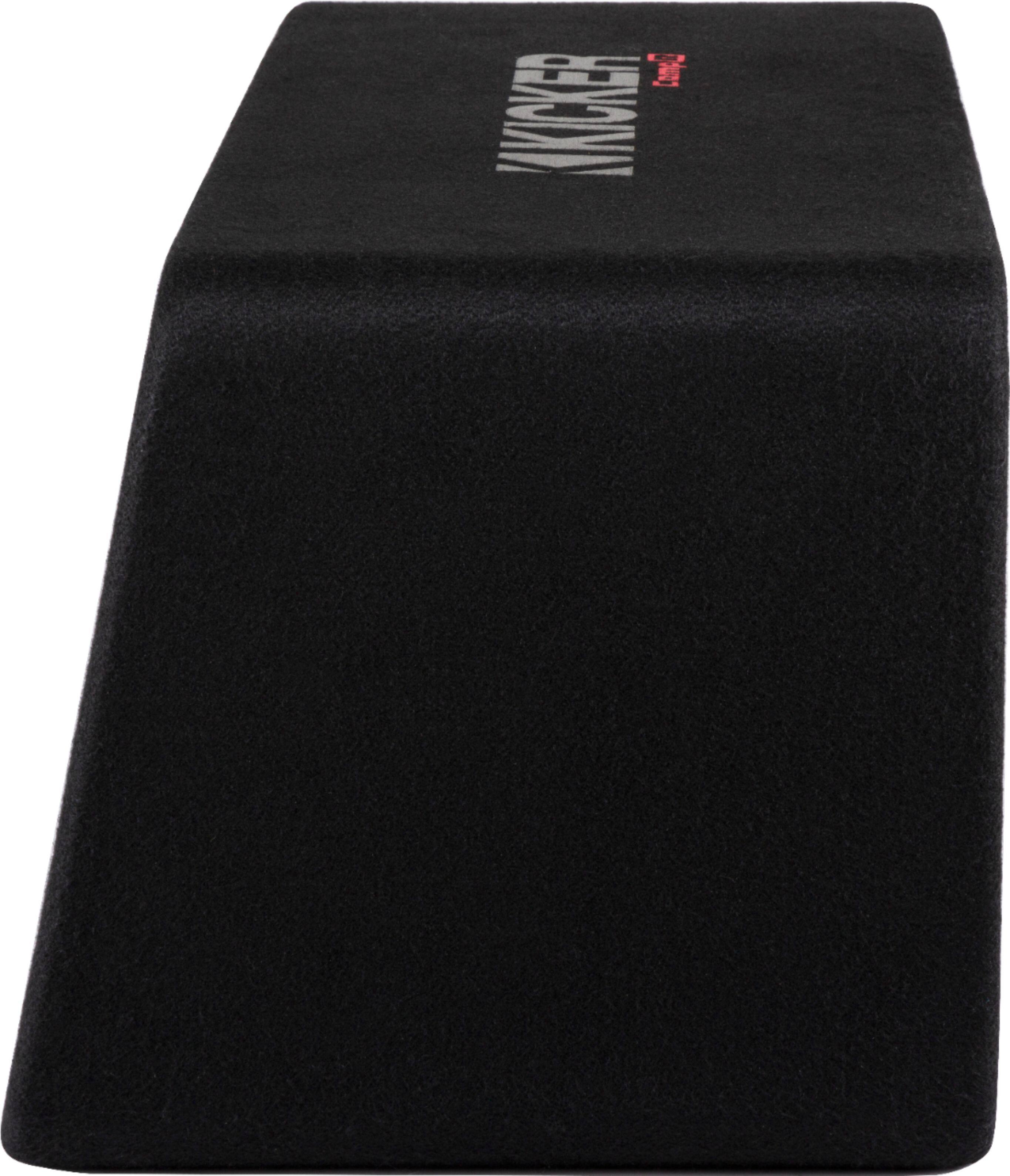 Alt View 15. KICKER - CompR Dual 12" Dual-Voice-Coil 2-Ohm Subwoofers with Enclosure - Black.