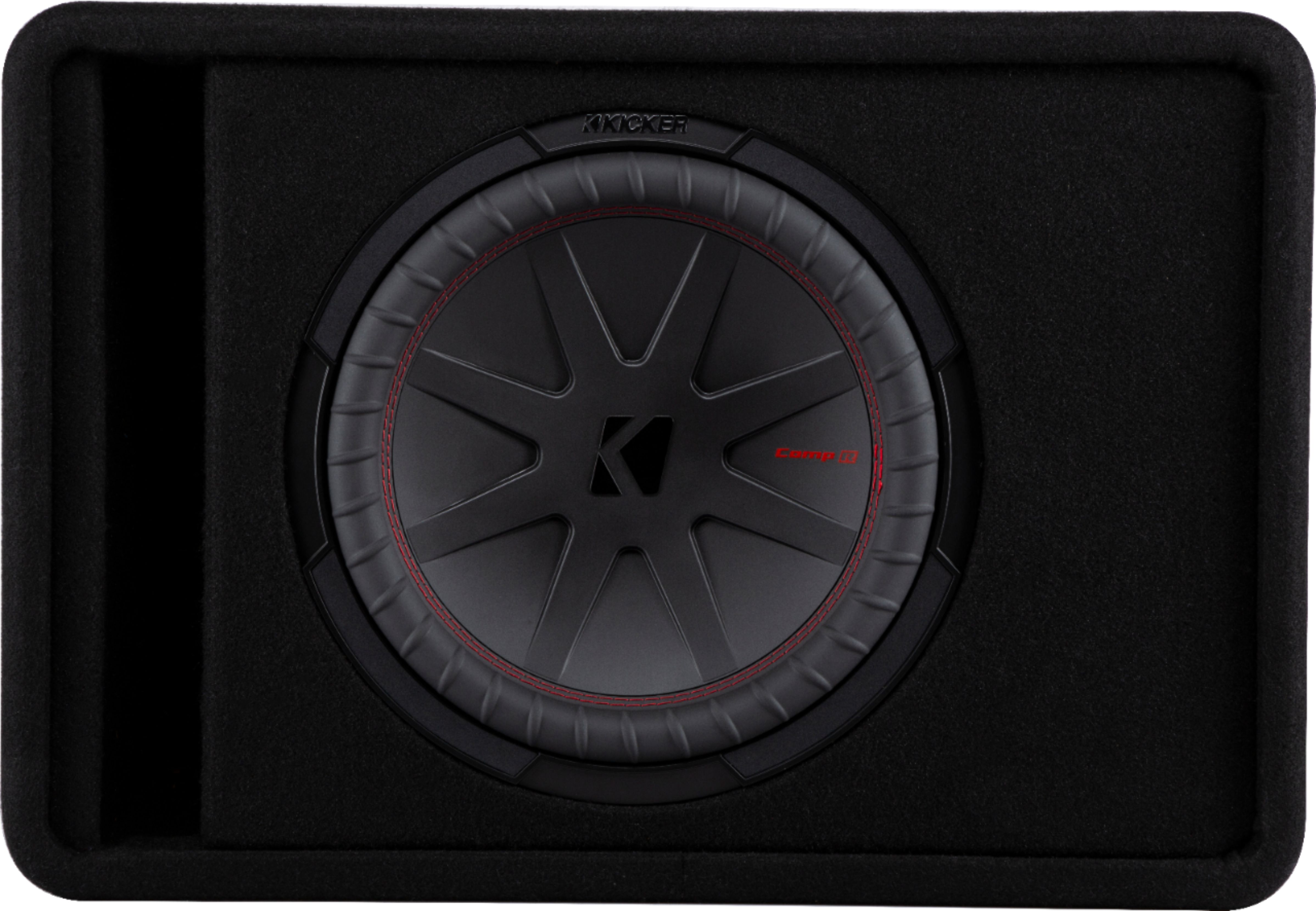 R/T Enterprises Black 12" Dual Subwoofer Speaker Box Enclosure Ported Vented 