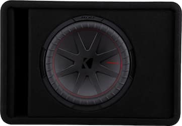 Small subwoofer top enclosure