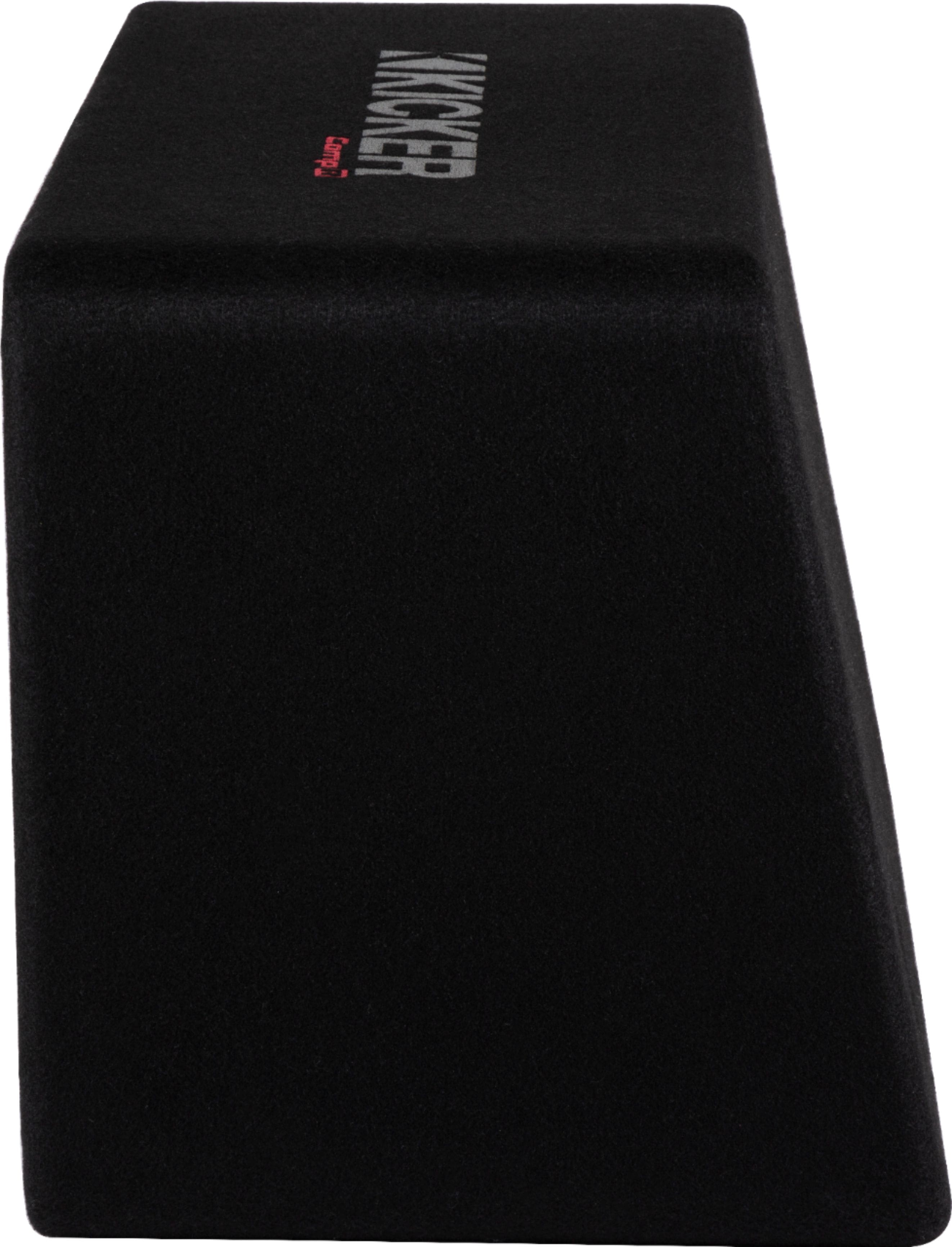 Alt View 15. KICKER - CompR 12" Dual-Voice-Coil 2-Ohm Loaded Subwoofer Enclosure - Black.
