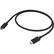 Front. Accell - 2.6 Ft USB Type C to USB Type C Cable - Black.