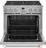 Alt View 11. Café - 5.75 Cu. Ft. Freestanding Dual Fuel True Convection Range with 6 Burners, Customizable - Stainless Steel.