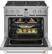 Alt View 13. Café - 5.75 Cu. Ft. Freestanding Dual Fuel True Convection Range with 6 Burners, Customizable - Stainless Steel.