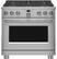 Alt View 16. Café - 5.75 Cu. Ft. Freestanding Dual Fuel True Convection Range with 6 Burners, Customizable - Stainless Steel.