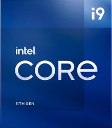 Intel - Core i9-11900 11th Generation - 8 Core - 16 Thread - 2.5 to 5.2 GHz - LGA1200 - Locked Desktop Processor - Front_Zoom