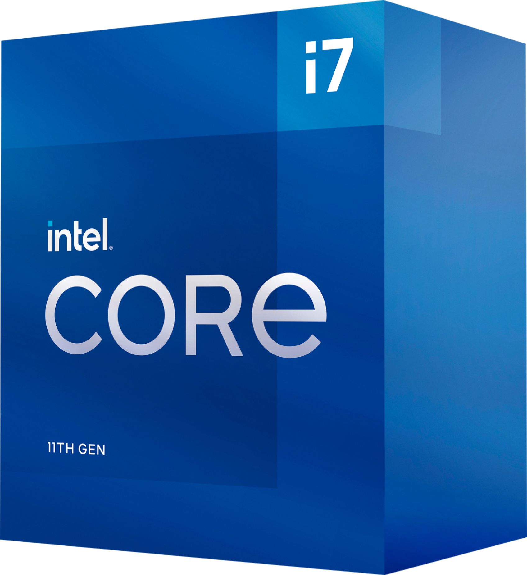 Intel - Core i7-11700 11th Generation - 8 Core - 16 Thread - 2.5 to 4.9 GHz  - LGA1200 - Locked Desktop Processor
