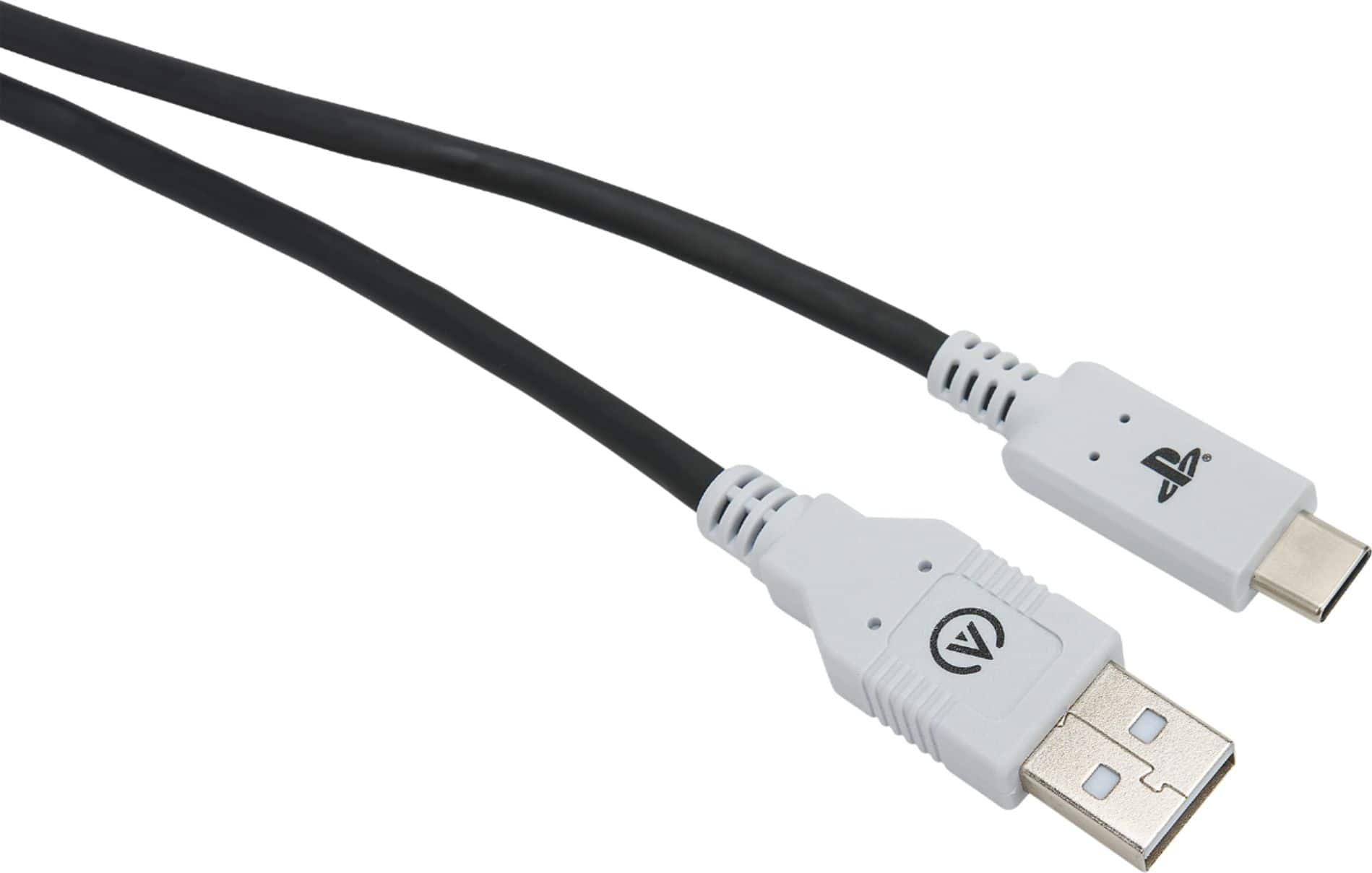 Insignia™ Extra-long 15' USB-C Charge and Play Cable for PlayStation 5  DualSense controllers and other USB devices White/Black/Blue NS-PS515PC4 -  Best Buy