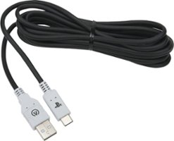 PowerA - Cable for PlayStation 5 - Black - Front_Zoom