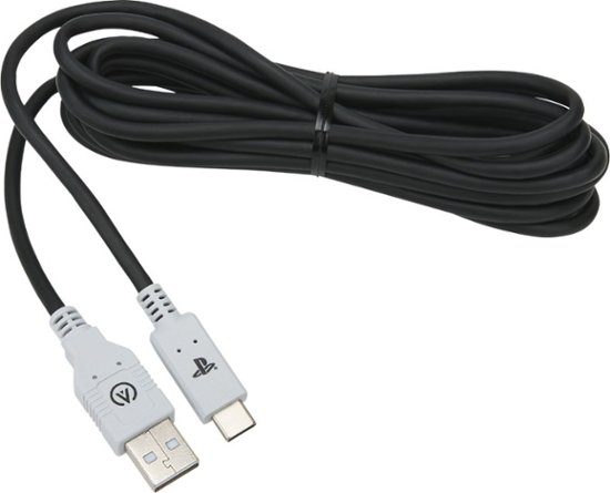 Front Zoom. PowerA - Cable for PlayStation 5 - USB-C for PS5 / DualSense.