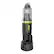 Front. Tzumi - ionvac Cordless Vacuum - Chrome and Green.