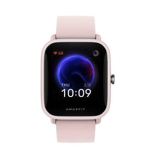 Amazfit - Bip U Pro Smartwatch 36mm Polycarbonate - Pink