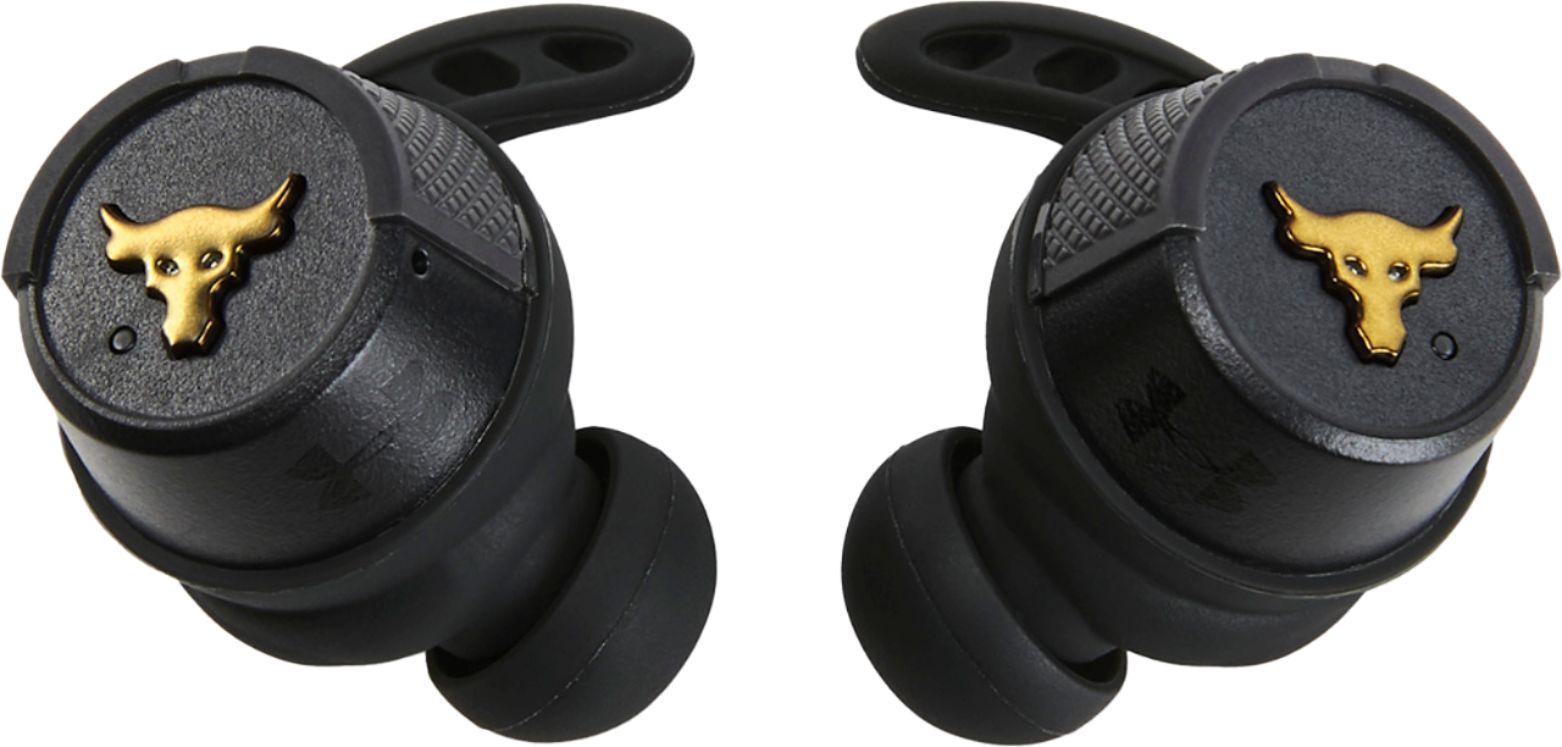Soeverein Induceren bijvoeglijk naamwoord JBL Under Armour Project Rock True Wireless Sport In-Ear Headphones Black  UAFLASHROCKBLKAM - Best Buy