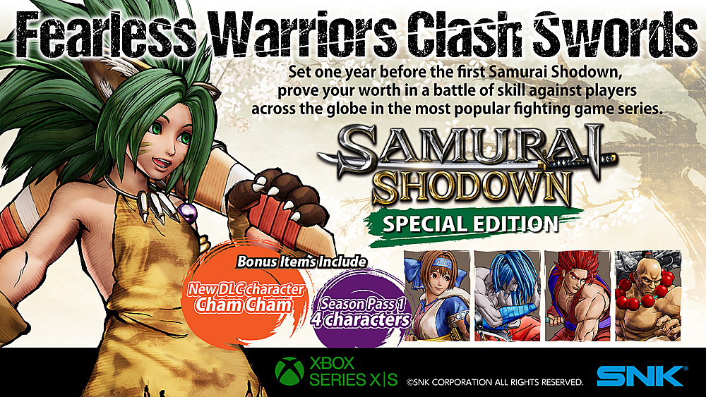 Left View: Samurai Shodown Enhanced Special Edition - Xbox Series X