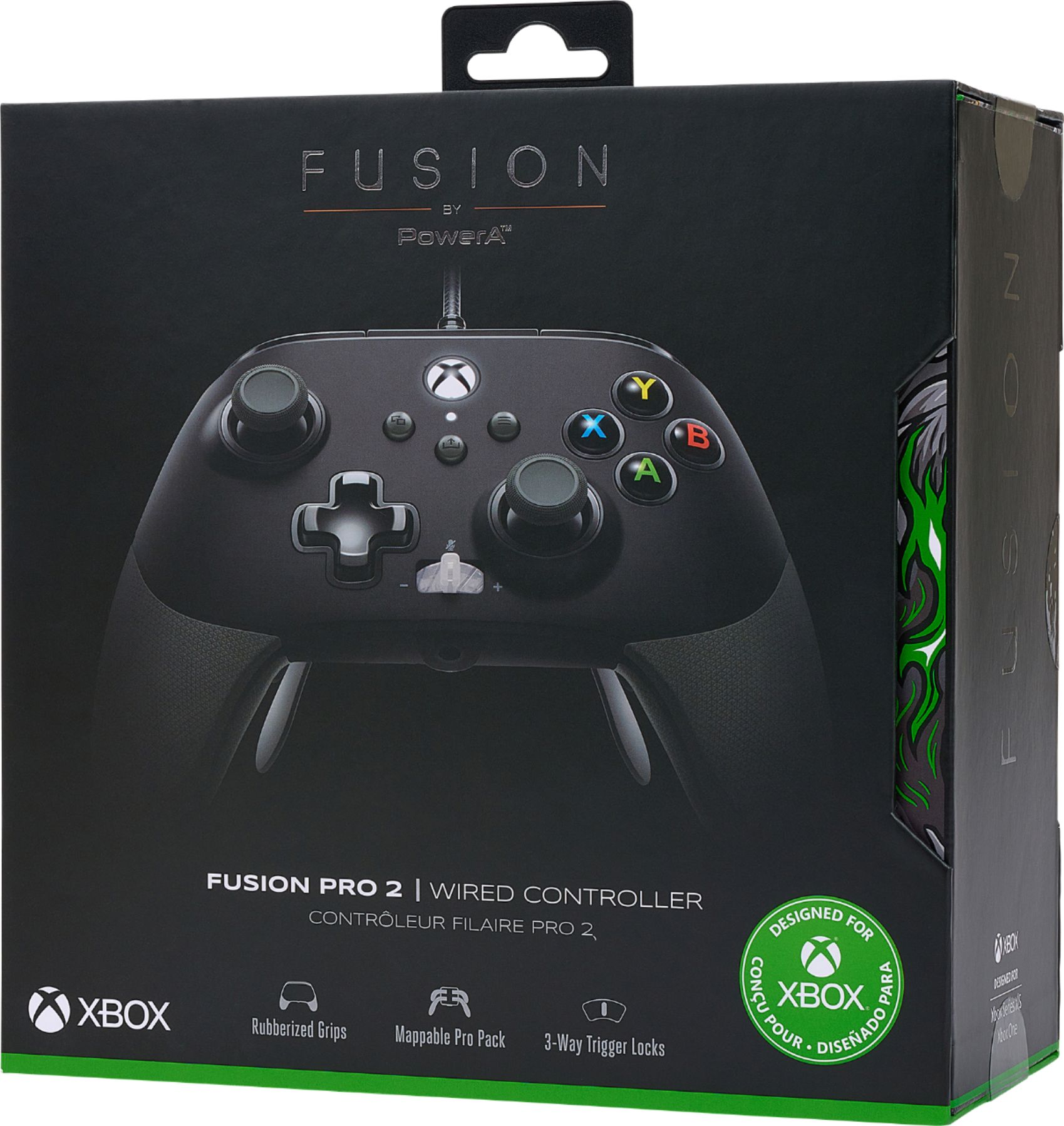 PowerA FUSION Pro 2 Wired Controller for Xbox Series X|S Black/White  1516954-01 - Best Buy