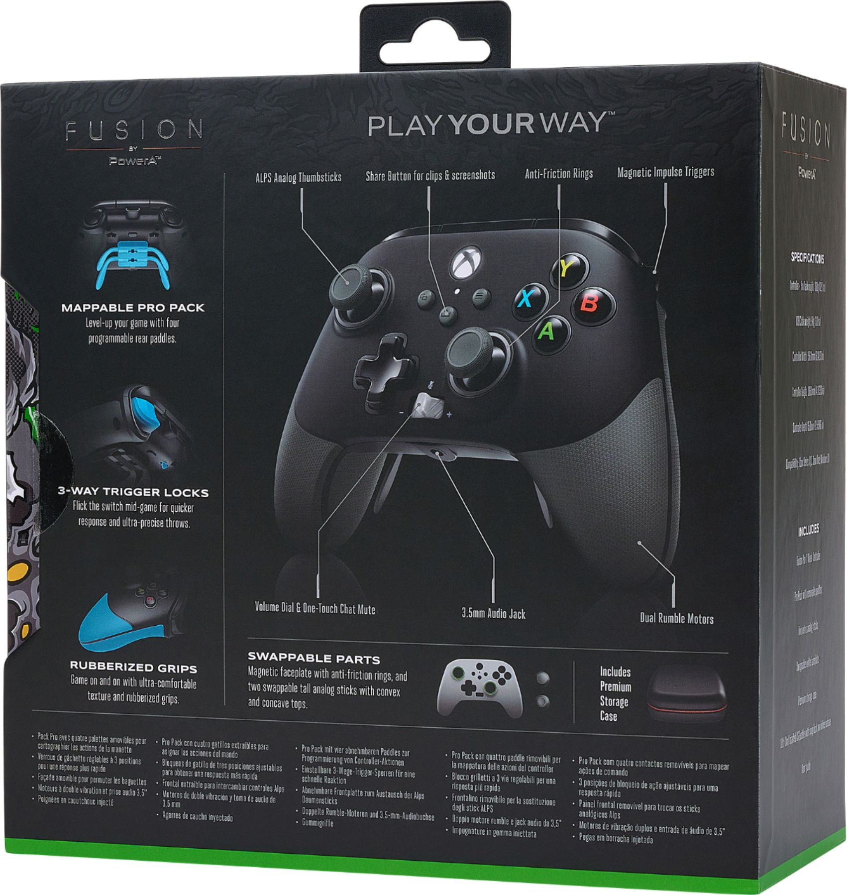 PowerA FUSION Pro 2 Wired Controller for Xbox Series X|S Black 