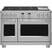 Alt View 20. Café - 8.25 Cu. Ft. Freestanding Double Oven Dual Fuel True Convection Range with 6 Burners, Customizable - Stainless Steel.