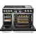 Alt View 13. Café - 8.25 Cu. Ft. Freestanding Double Oven Dual Fuel True Convection Range with 6 Burners, Customizable - Matte Black.