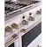 Alt View 39. Café - 8.25 Cu. Ft. Freestanding Double Oven Dual Fuel True Convection Range with 6 Burners, Customizable - Matte White.