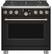 Alt View 24. Café - 6.2 Cu. Ft. Freestanding Gas Convection Range with 6 Burners, Customizable - Matte Black.