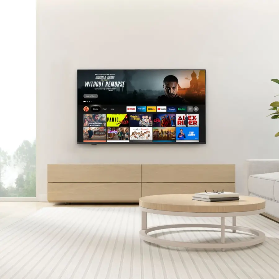 Alt View 12. Insignia™ - 50" Class F50 Series QLED 4K UHD Smart Fire TV - Black.