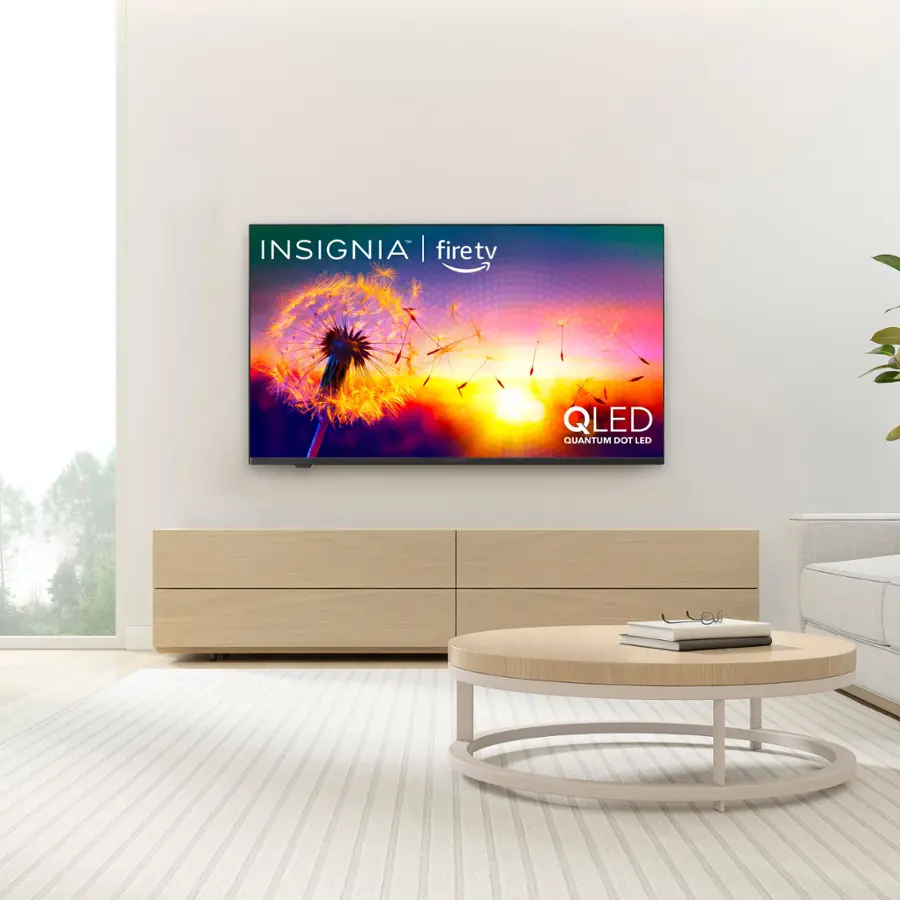 Alt View 1. Insignia™ - 50" Class F50 Series QLED 4K UHD Smart Fire TV - Black.