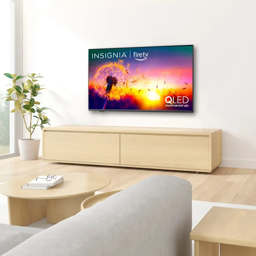 Alt View 2. Insignia™ - 50" Class F50 Series QLED 4K UHD Smart Fire TV - Black.
