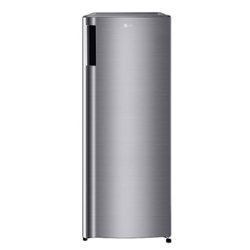 LG - 5.8 cu. Ft Single Door Freezer - Platinum Silver - Front_Zoom