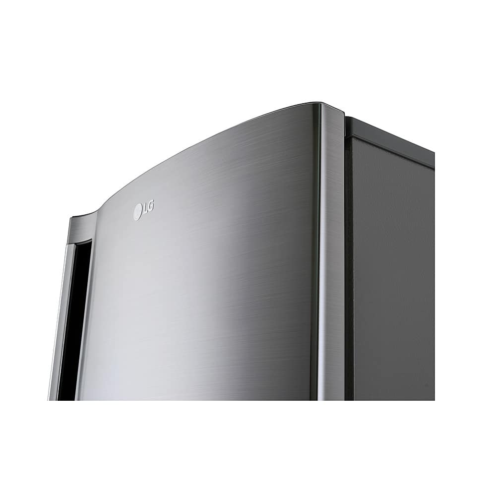 Alt View 13. LG - 5.8 Cu. Ft. Upright Freezer with Direct Cooling System - Platinum Silver.