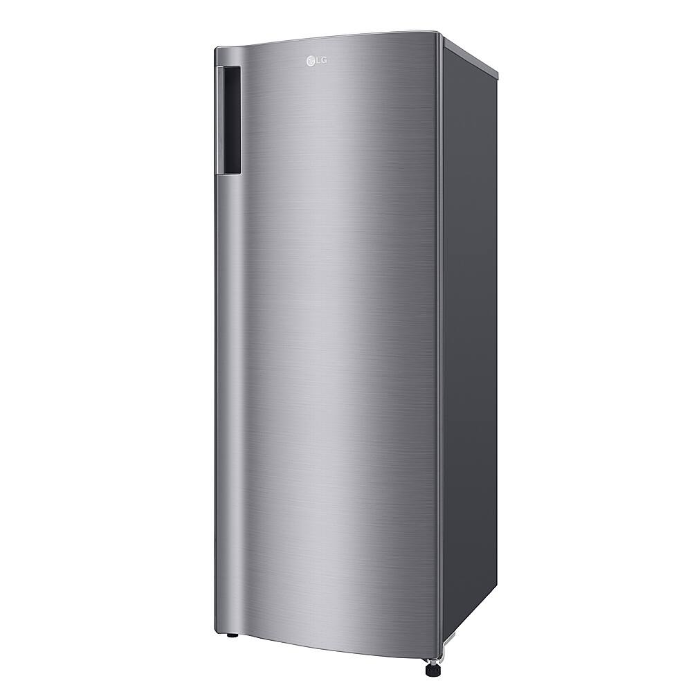 Alt View 14. LG - 5.8 Cu. Ft. Upright Freezer with Direct Cooling System - Platinum Silver.