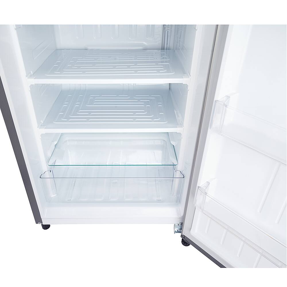 Alt View 17. LG - 5.8 Cu. Ft. Upright Freezer with Direct Cooling System - Platinum Silver.
