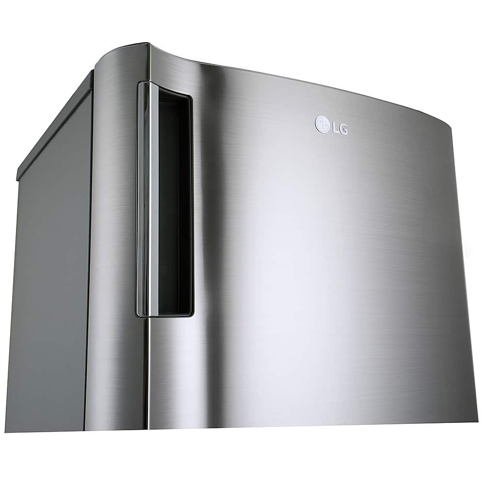 Alt View 20. LG - 5.8 Cu. Ft. Upright Freezer with Direct Cooling System - Platinum Silver.