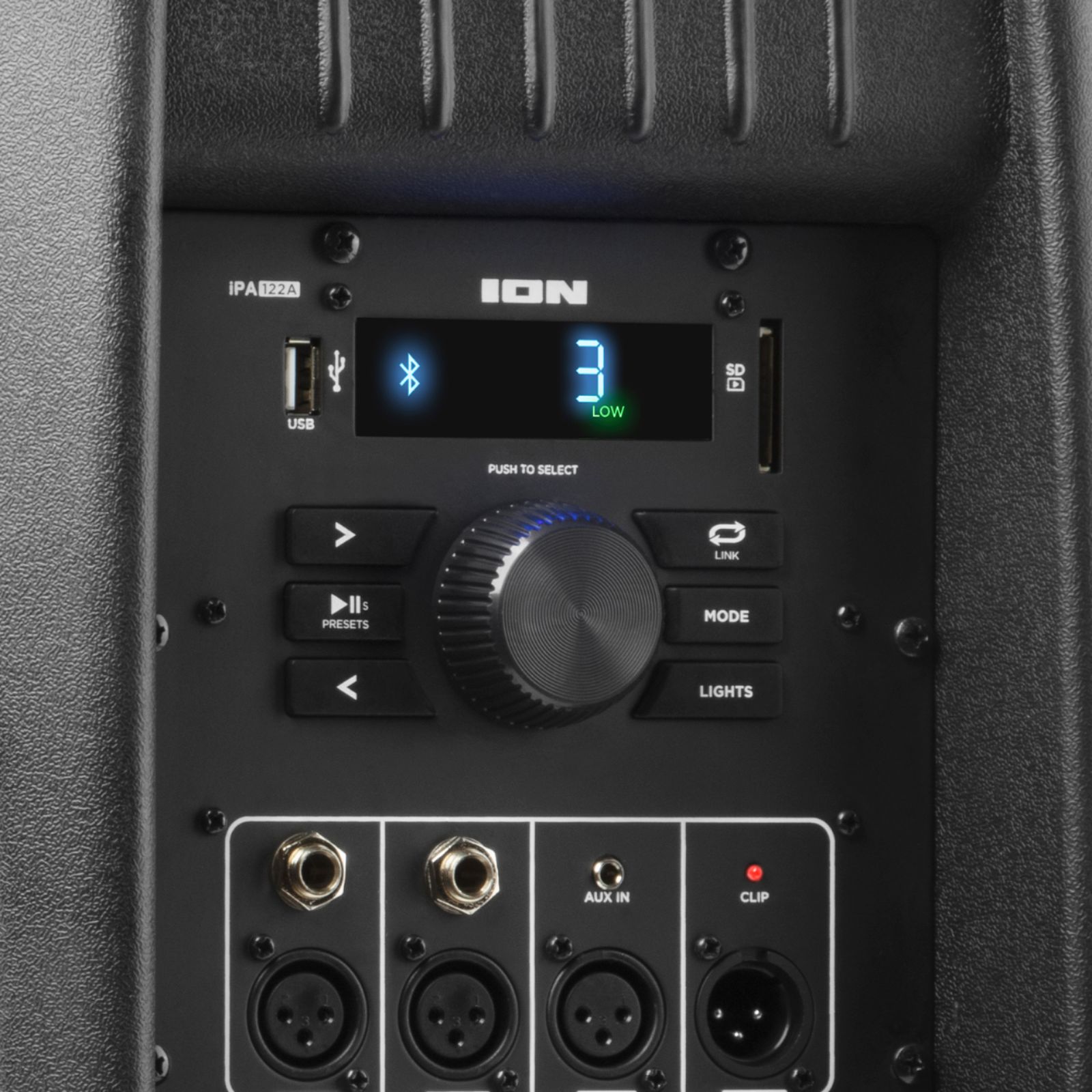 Ion Audio Total PA Glow MAX - Altavoz Bluetooth, sistema PA con soporte  para micrófono y luces de fiesta (renovado)
