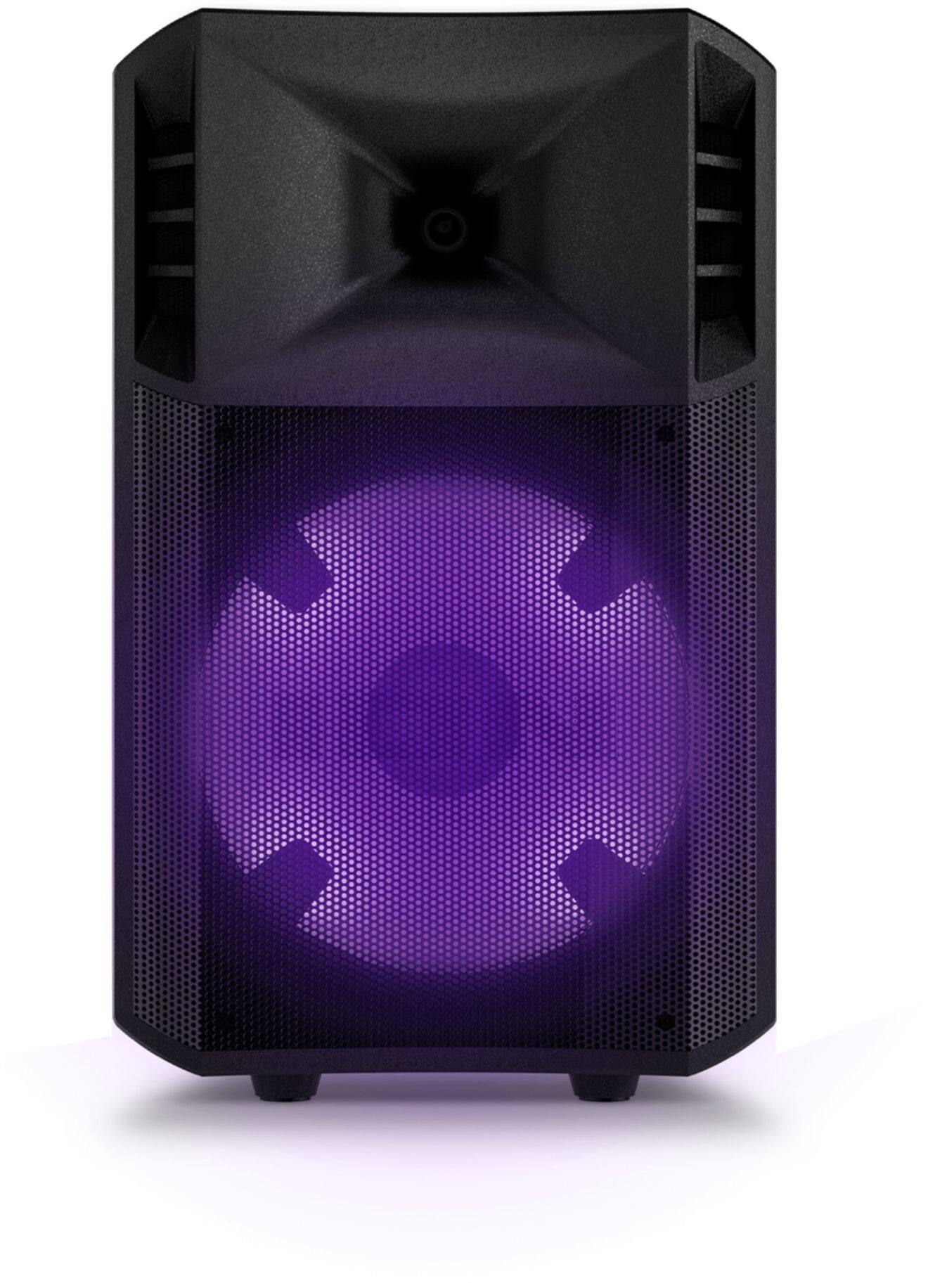 Alt View 12. ION Audio - Power Glow 300 Battery Powered Bluetooth Speaker System with Lights - Black.