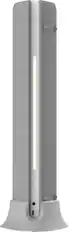 Front. ION Audio - Meeting Mate Rechargeable Portable Bluetooth-Enabled Speaker with Built-In Microphone - Gray.