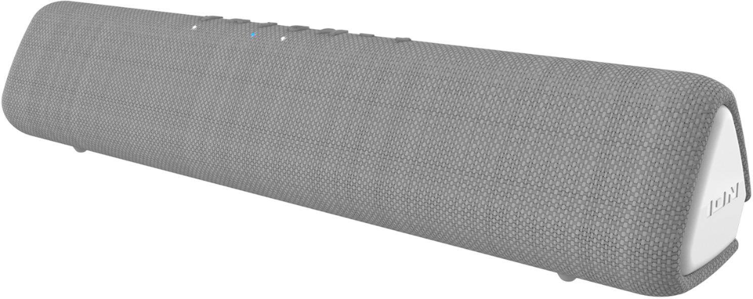 Alt View 13. ION Audio - Meeting Mate Rechargeable Portable Bluetooth-Enabled Speaker with Built-In Microphone - Gray.