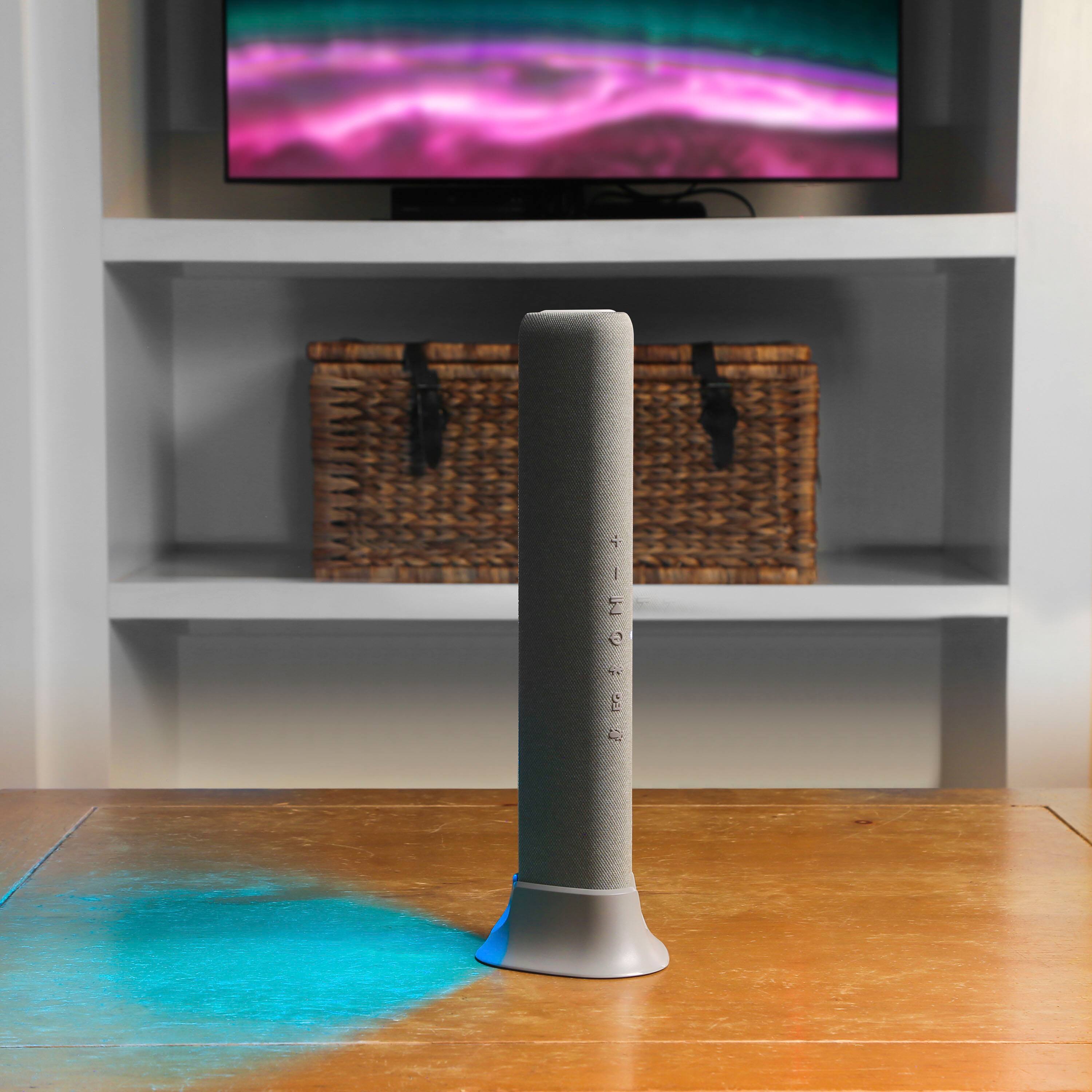 Alt View 19. ION Audio - Meeting Mate Rechargeable Portable Bluetooth-Enabled Speaker with Built-In Microphone - Gray.