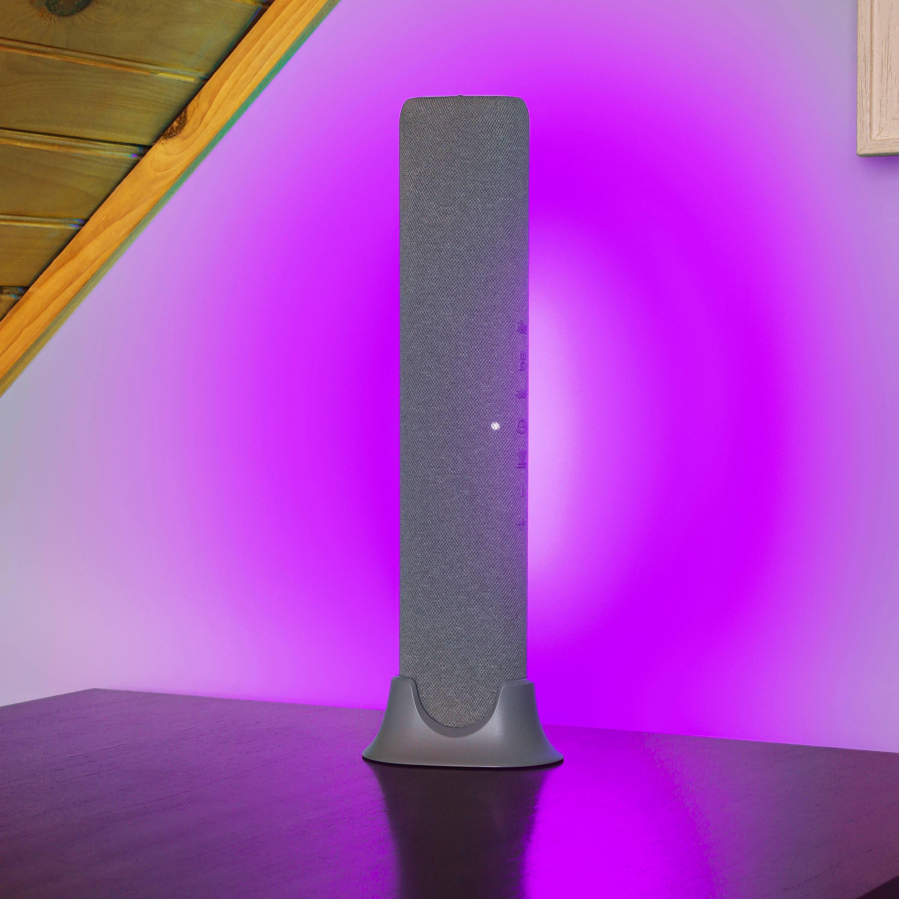 Alt View 21. ION Audio - Meeting Mate Rechargeable Portable Bluetooth-Enabled Speaker with Built-In Microphone - Gray.