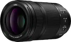 Front. Panasonic - LUMIX S 70-300mm F4.5-5.6, Full-Frame L Mount Lens, Telephoto S-R70300 - Black.