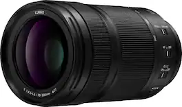 Panasonic - LUMIX S 70-300mm F4.5-5.6, Full-Frame L Mount Lens, Telephoto S-R70300 - Black