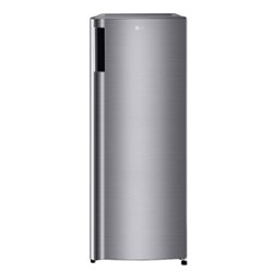 LG - 6.9 Cu Ft Single Door Refrigerator - Platinum silver - Front_Zoom
