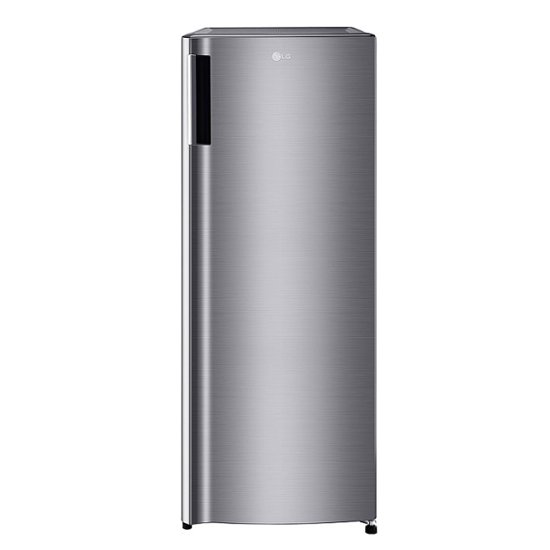 Front Zoom. LG - 6.9 Cu Ft Single Door Refrigerator - Platinum silver.