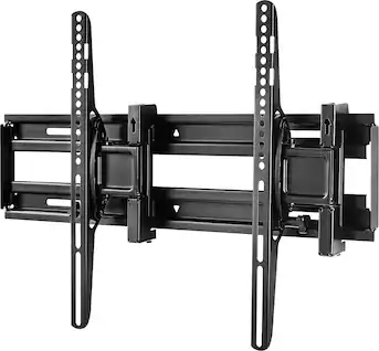 Front. Best Buy essentials™ - Extended Tilt TV Wall Mount for Most 32–70" TVs - Black.