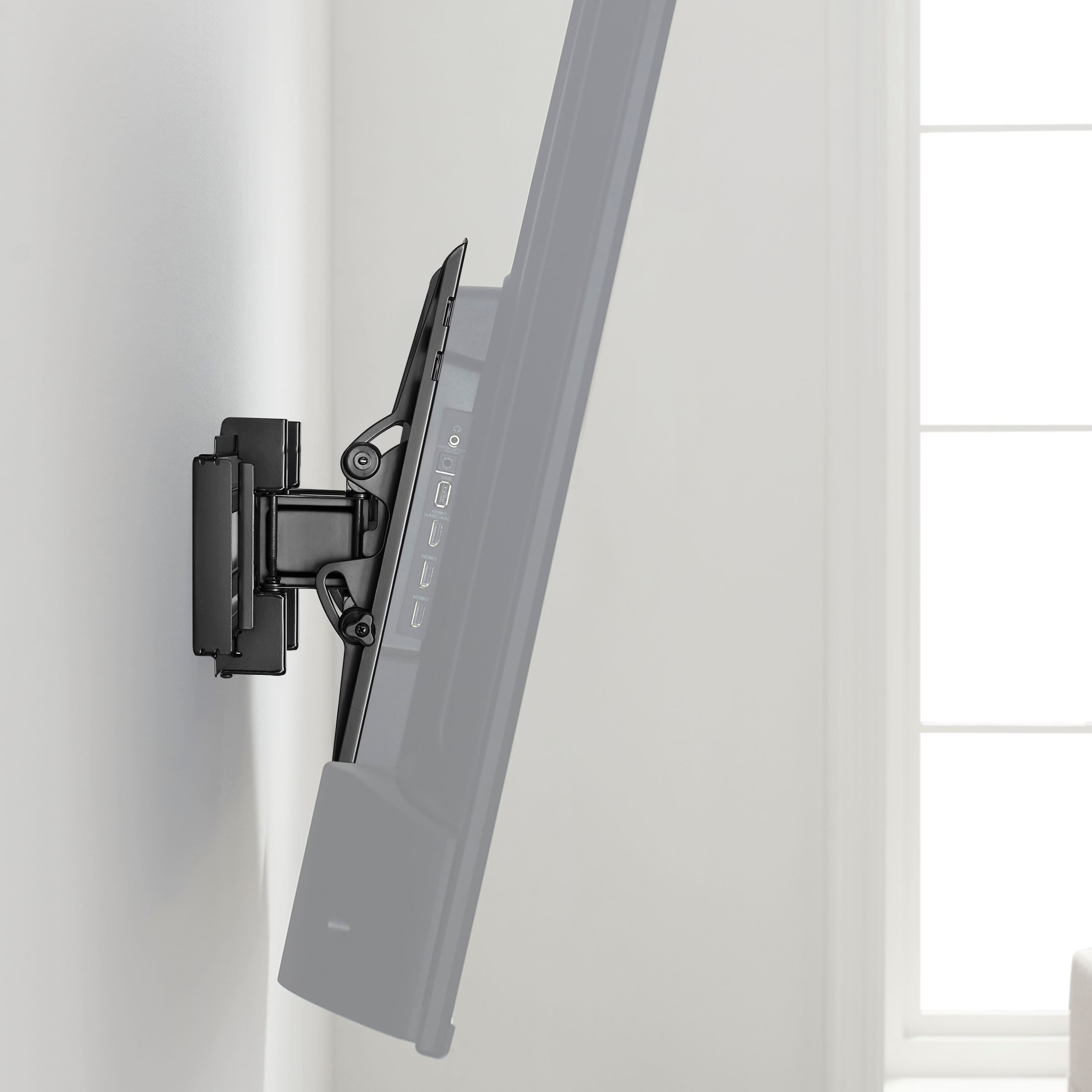 Alt View 17. Best Buy essentials™ - Extended Tilt TV Wall Mount for Most 32–70" TVs - Black.