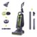 Angle Zoom. Black+Decker - Corded Bagless Upright Vacuum with HEPA Filter - TITANIUM GRAY/ LIME GREEN.