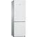 Angle. Bosch - 800 Series 10 Cu. Ft Bottom-Freezer Counter-Depth Refrigerator - White and stainless steel.